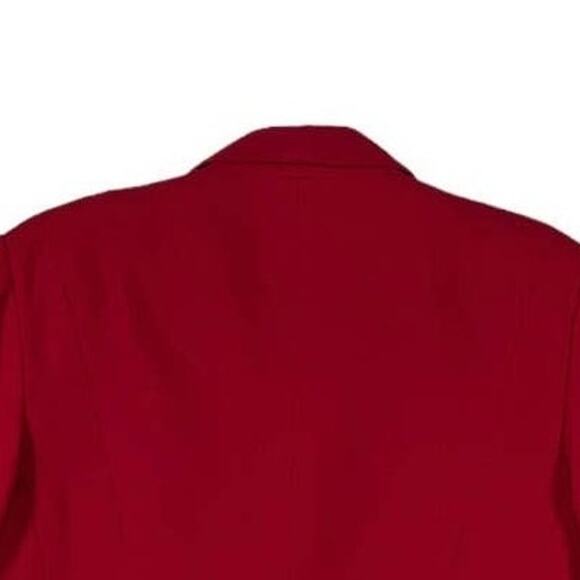 Kasper Wool Red Blazer | Size 12 - Picture 4 of 4